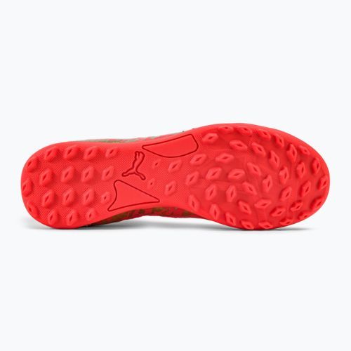 Ghete de fotbal pentru copii PUMA Future Z 3.4 Neymar Jr. TT portocaliu și auriu 107108 01