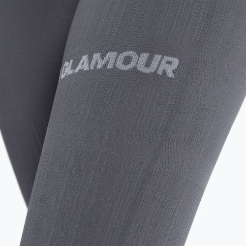 Colanți de antrenament pentru femei Gym Glamour Push Up Grey 400