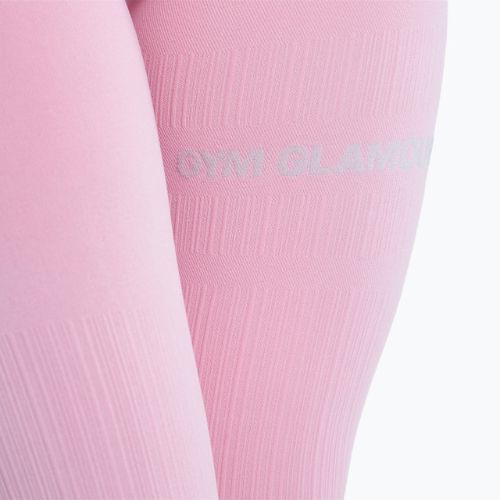 Colanți de antrenament pentru femei Gym Glamour Push Up Candy Pink 408