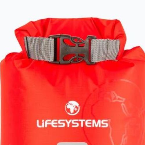 Sac impermeabil pentru trusa de prim ajutor Lifesystems Mountain First Aid Kit Dry Bag roșu LM27120