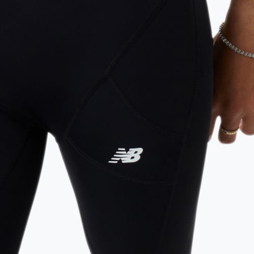 Pantaloni compresivi de alergat pentru bărbați New Balance C​ompression Tight negri NBMP231120BK