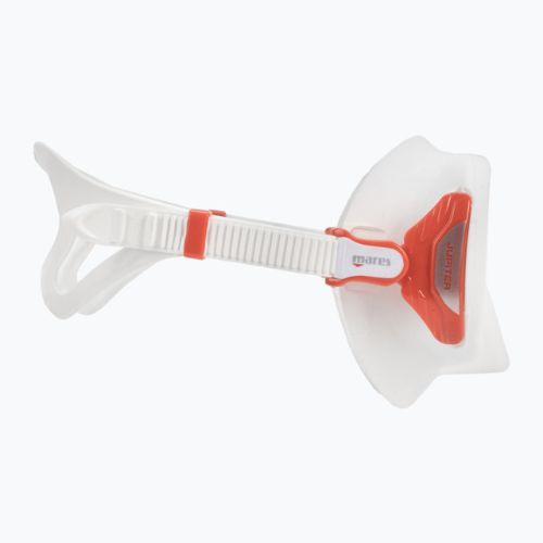 Mască de scufundări Mares Jupiter alb-roșie 411057