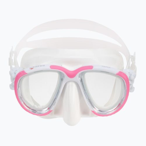 Mască de scufundări Mares Tana niebieska alb-roză 411055