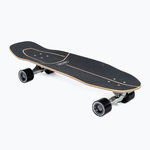 Skateboard surfskate Carver CX Raw 31.25" Super Slab 2021 Complete negru-galbenă C1012011099