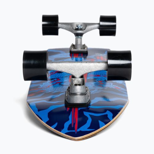 Skateboard surfskate Carver C7 Raw 34" Kai Dragon 2022 Complete albastru-roșie C1013011143