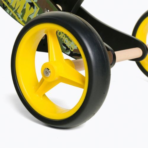 Bicicletă de echilibru Milly Mally Jake galben-neagră 2100