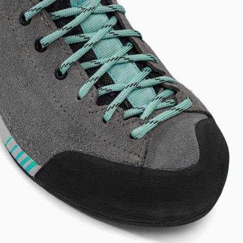 Încălțăminte de trekking pentru femei Scarpa Gecko gri-neagră 72602