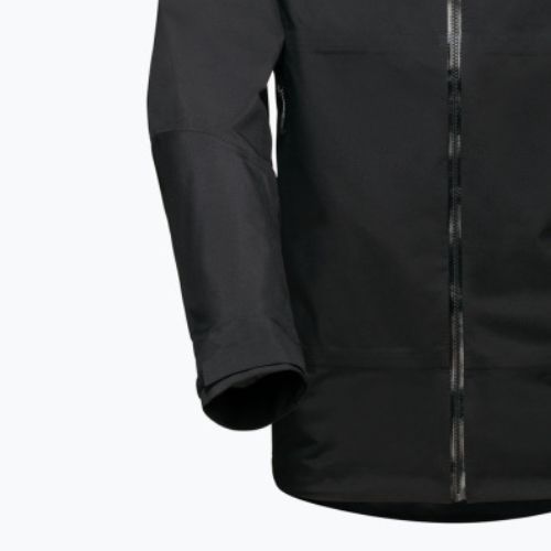 Geacă de ploaie pentru bărbați Mammut Convey Tour HS Hooded neagră 1010-27841