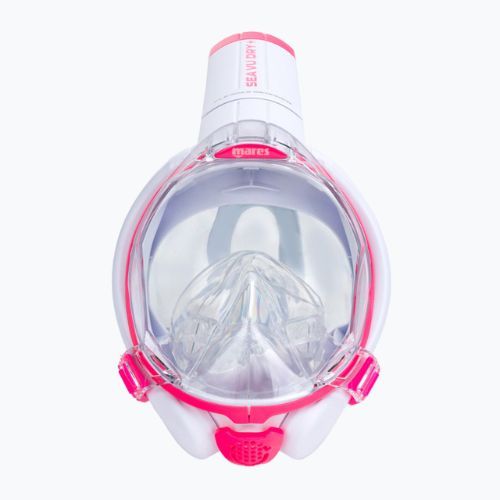 Mască de scufundări Mares Sea VU Dry + alb-roză 411260
