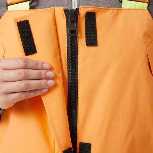 Pantaloni de navigație pentru femei Helly Hansen Skagen Offshore Bib 320 portocalii 34256_320-XL