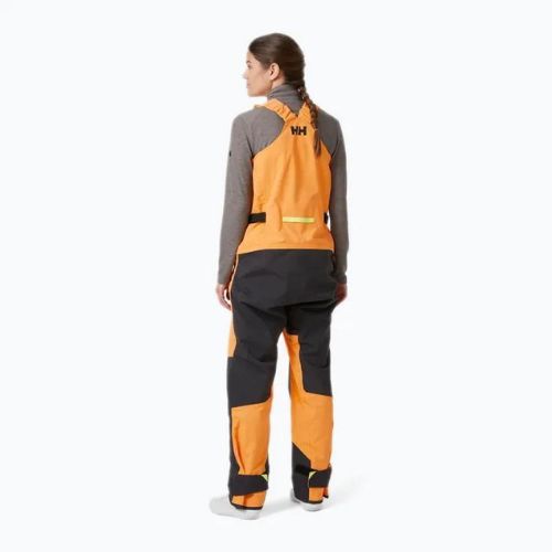 Pantaloni de navigație pentru femei Helly Hansen Skagen Offshore Bib 320 portocalii 34256_320-XL