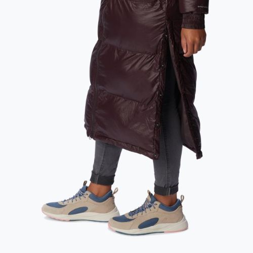 Geacă cu puf pentru femei Columbia Pike Lake Long maroon 1976204