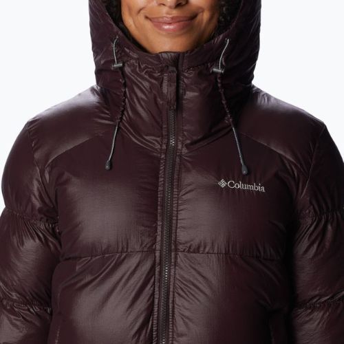 Geacă cu puf pentru femei Columbia Pike Lake Long maroon 1976204