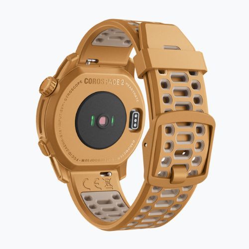 Ceas COROS PACE 2 Premium GPS Silicone Band galben WPACE2