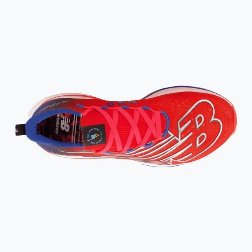 Încălțăminte de alergat pentru femei New Balance TCS New York City Marathon FuelCell SC Elite V3 roșie NBWRCELNY3