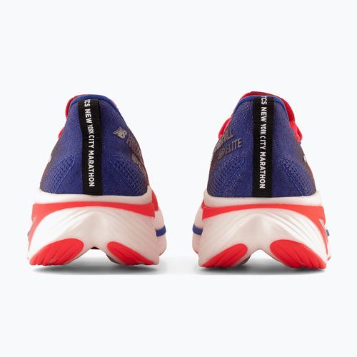 Încălțăminte de alergat pentru femei New Balance TCS New York City Marathon FuelCell SC Elite V3 roșie NBWRCELNY3