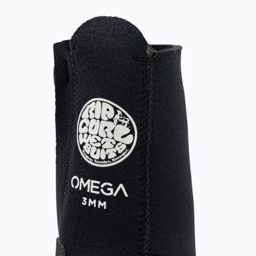 Încălțăminte de neopren Rip Curl Omega 3 mm S/Toe Zip 90 neagră WBOYAM