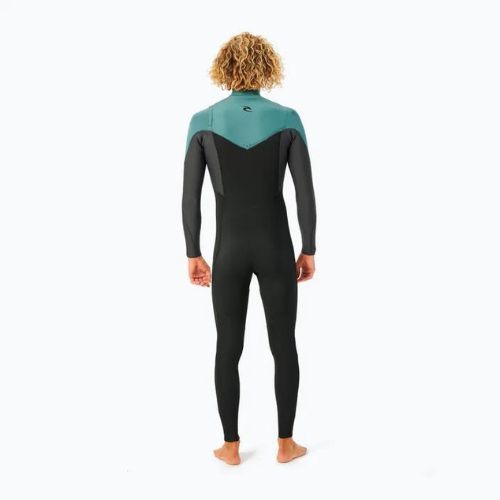 Costum de înot pentru bărbați Rip Curl D/Patrol Perf C/Zip 4/3 mm GB M 8088 negru-verde 15NMFS