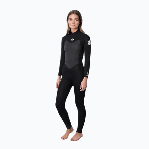 Costum de înot pentru femei Rip Curl Omega 4/3 mm GB Steamer 90 negru WSM9CW