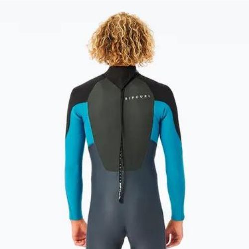 Costum de înot pentru bărbați Rip Curl Omega 5/3 mm GB B/Zip 70 gri-albastru 113MFS