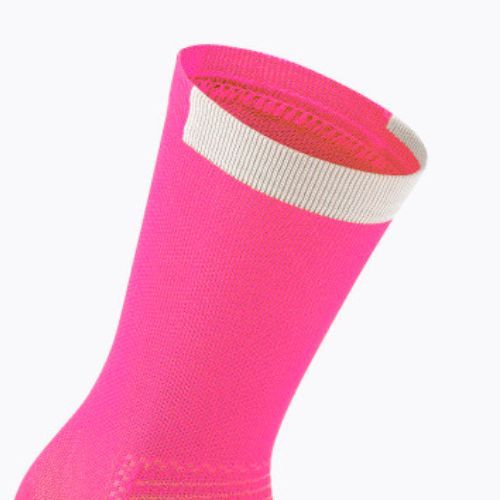 Șosete de ciclism ASSOS GT C2 roz-albe P13.60.700.41.0