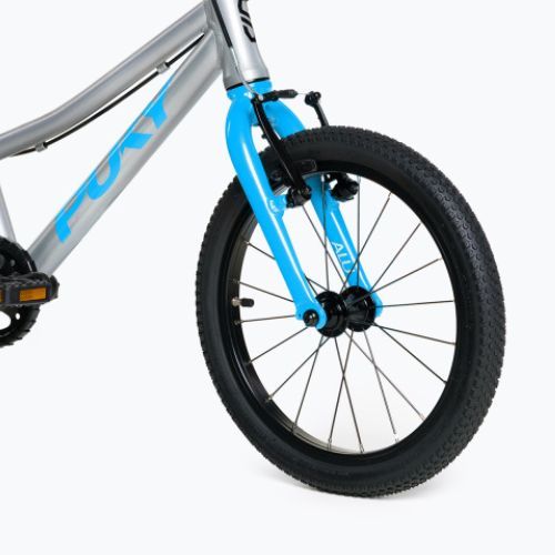 Bicicletă pentru copii PUKY LS Pro 18 argintie-albastră