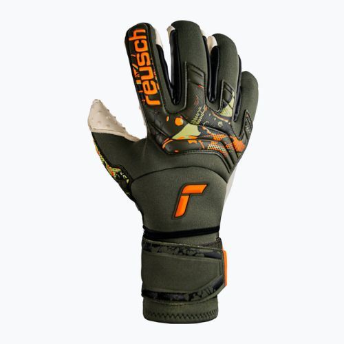 Mănuși de portar Reusch Attrakt Speedbump Ortho-Tec verzi 5370078-5556