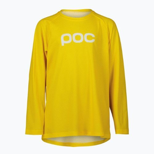 Mâneci lungi de ciclism pentru copii POC Essential MTB aventurine yellow