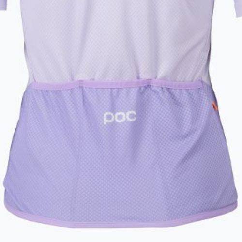Tricoul de ciclism pentru femei POC Essential Road Logo purple amethyst/purple quartz