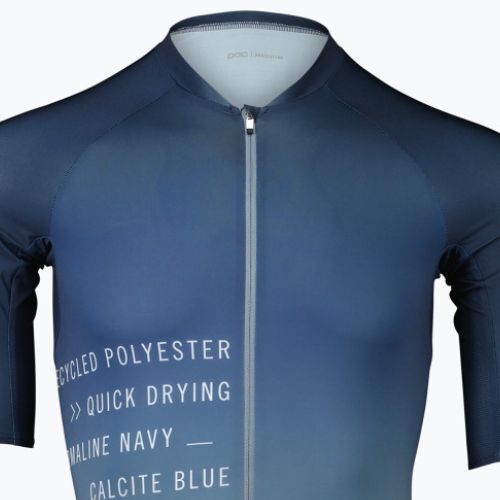 Tricoul de ciclism pentru bărbați POC Pristine Print gradient turmaline navy