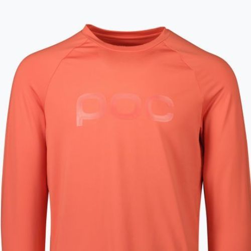 Bărbați de ciclism cu mânecă lungă POC Reform Enduro Jersey ammolite coral