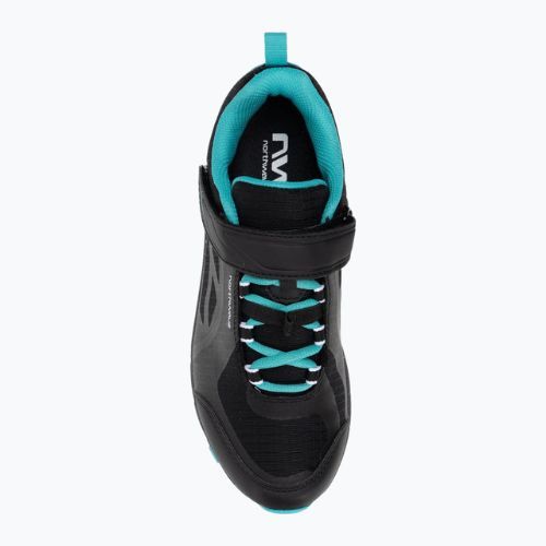 Încălțămite de ciclism MTB pentru femei Northwave Escape Evo negru-albastră 80173009