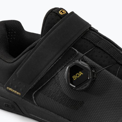 Încălțăminte de ciclism de platformă pentru bărbați Crankbrothers Stamp Boa neagră CR-STB01080A090