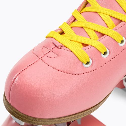 Patine cu rotile pentru femei IMPALA Quad Skate roz-galbene