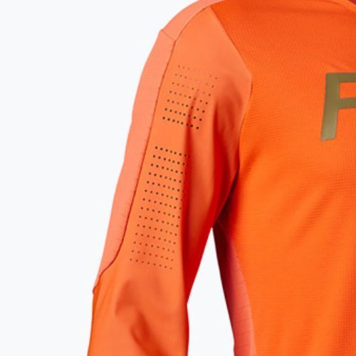 Tricou de ciclism pentru bărbați Fox Racing Flexair Pro LS portocaliu 28865_824
