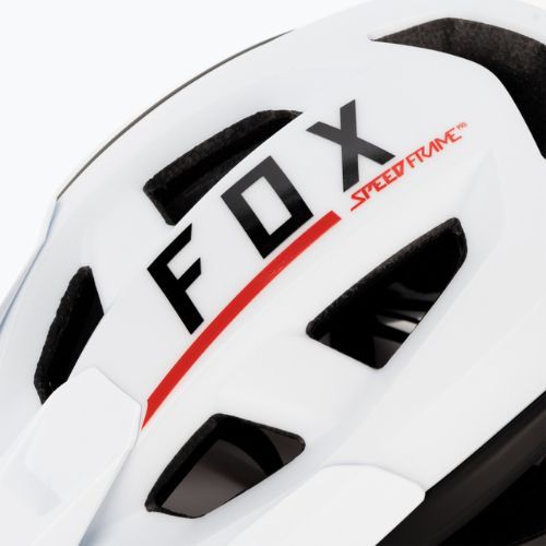 Cască de bicicletă Fox Racing Speedframe Pro Blocked negru-albă 29414_058