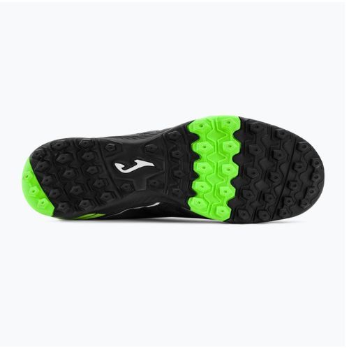 Ghete de fotbal Joma Aguila TF pentru bărbați, negru/verde fluor