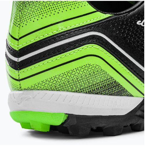Ghete de fotbal Joma Aguila TF pentru bărbați, negru/verde fluor