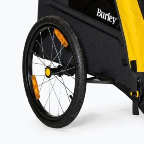 Burley Bee Remorcă pentru biciclete Burley Bee Single negru și galben 946211