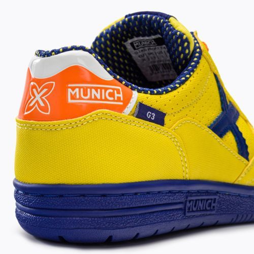 Ghete de fotbal pentru copii MUNICH G-3 Kid Profit galben