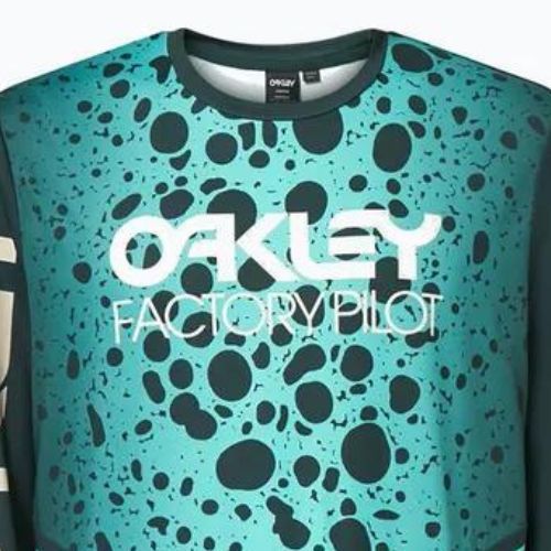 Tricou de ciclism pentru bărbați Oakley Maven Rc LS verde FOA404403