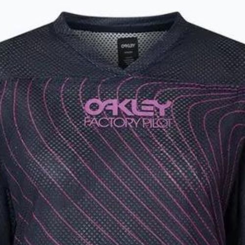 Tricou de ciclism pentru femei Oakley Wmns Factory Pilot Rc SS negru-mov FOA500384