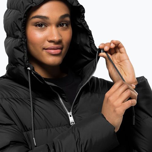 Geacă cu puf pentru femei Jack Wolfskin Frozen Palace neagră 1204912_6000