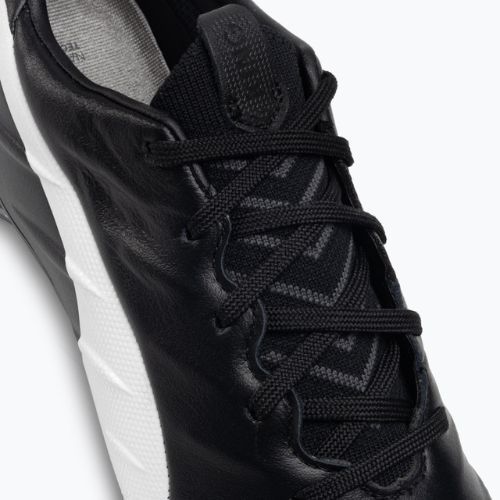 PUMA King Platinum 21 MXSG ghete de fotbal pentru bărbați negru și alb 106545 01