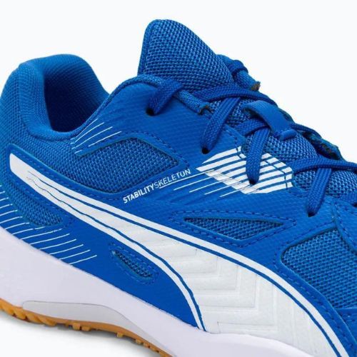 Încălțăminte de volei pentru copii PUMA Solarflash Jr II albastru-albă 10688303