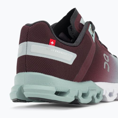 Pantofi de alergare pentru femei On Cloudflow gri maro 3599231