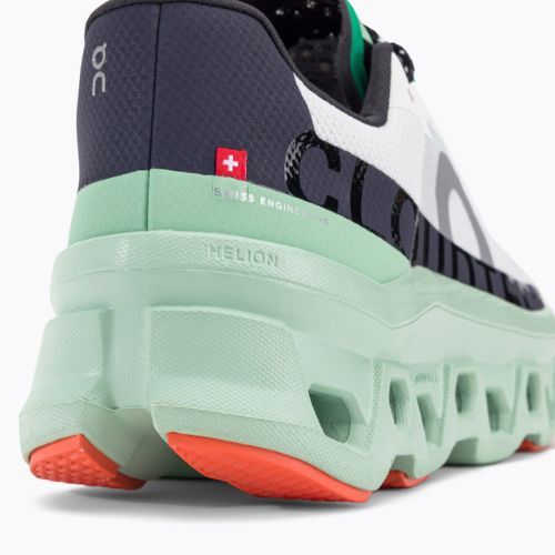 Pantofi de alergare pentru femei On Cloudmonster alb 6198241