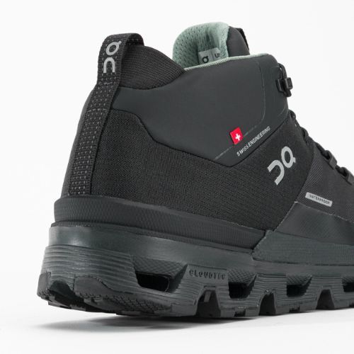 Pantofi de trekking pentru femei On Cloudtrax Waterproof negru 3WD10880553