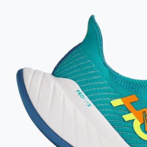 Pantofi de alergare pentru femei HOKA Carbon X 3 albastru-galben 1123193-CEPR
