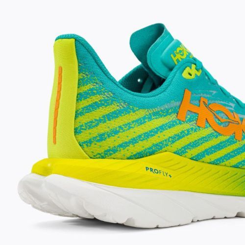 HOKA Mach 5 pantofi de alergare pentru bărbați albastru/galben 1127893-CEPR